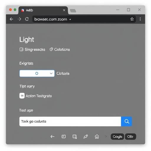 Capture d'écran des options de zoom d'un navigateur web, montrant comment ajuster la taille du texte.