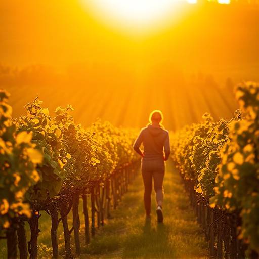 Image promotionnelle de la série 'Chroniques Viticoles', mettant en scène une famille travaillant dans un vignoble en Bourgogne.